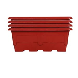 Window Planters - 4 Pcs (20 Inch, Multicolour)